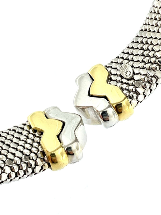 Bracelet Bersani Bracelet modèle Cuff flexible en or  avec diamants 58 Facettes