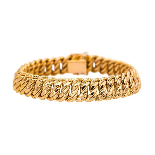 Bracelet Bracelet Maille américaine Or rose 58 Facettes 4723526CN