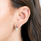 Boucles d'oreilles Boucles d'oreilles dormeuse en Or jaune & blanc 18k Diamants 58 Facettes CLA0682