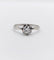 Bague solitaire art deco Platine diamant taille ancienne 0,43 carat (circa 1930)