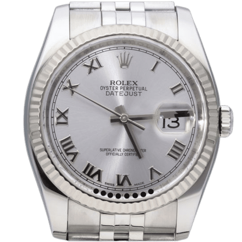 Montre Rolex Montre Date Just 36 58 Facettes MT43245