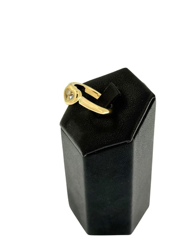 Bague 55.1 Chopard - Bague Happy Diamond Heart en or jaune 58 Facettes