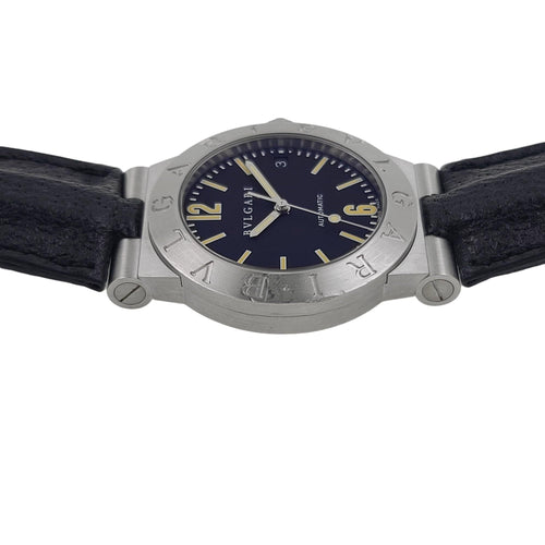 Montre BVLGARI Diagono LC35S Acier inoxydable Pièce de monnaie romaine antique Monete Bulgari 58 Facettes