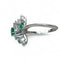 Bague 53 Bague émeraude diamants 58 Facettes