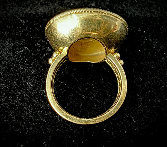 Bague 52.5 Bague or jaune, diamant de 3,50 carats 58 Facettes