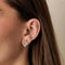 Boucles d'oreilles Boucles d'oreilles en or jaune et quartz de couleurs 58 Facettes REU0798