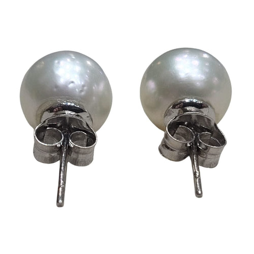 Boucles d'oreilles Boucles d’oreilles - Pendientes de perlas en or blanc 18k 58 Facettes PE798