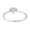 Bague 52 Bague Solitaire Or blanc Diamant 58 Facettes 2854068CN
