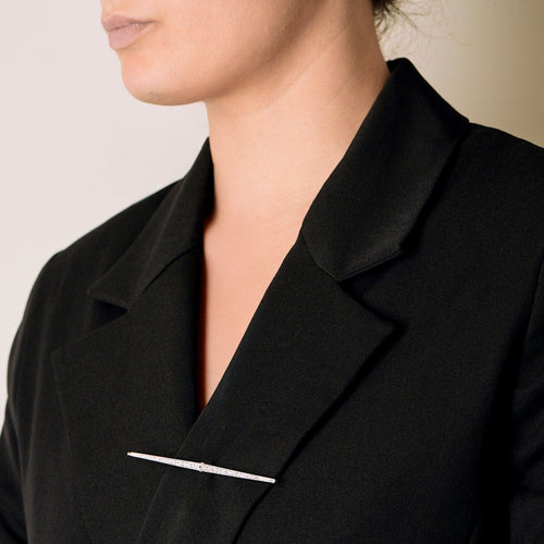 Broche Broche Art Déco Or blanc et Diamants 58 Facettes B240705