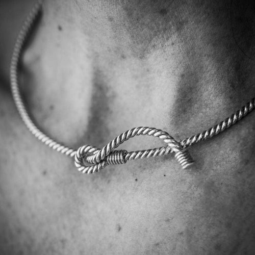 Collier HERMÈS - Collier - en argent par Lucien Vachey 58 Facettes