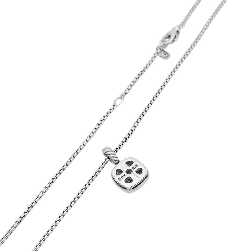 Collier Collier David Yurman, "Petite Albion", argent, diamants. 58 Facettes 34591