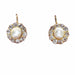 Boucles d'oreilles Boucles d'oreilles en or jaune, diamants et perles de la période victorienne 58 Facettes