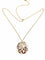 Collier BVLGARI - Collection Intarsio, sautoir or rose, nacre et diamants 58 Facettes