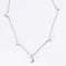 Collier Collier en or blanc et diamants en cinq motifs 58 Facettes