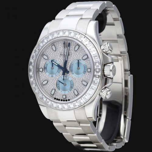 Montre Rolex Montre Daytona Platinum 58 Facettes MT44378