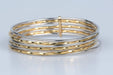 Bracelet Weekly bracelet in white and yellow gold 58 Facettes brsemainier-105