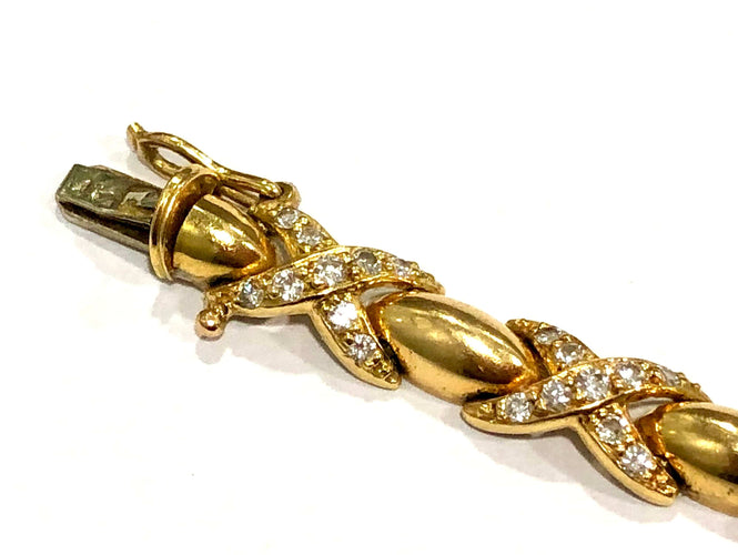 Bracelet Bracelet Or jaune Diamants 58 Facettes