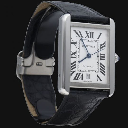 Montre Cartier Montre Tank Solo Xl 58 Facettes MT42846