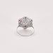 Bague 54 Bague style Art Déco diamants rubis 58 Facettes