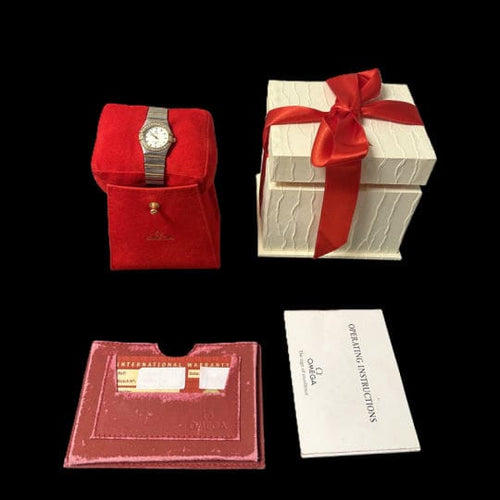 Montre Omega Montre Constelation Mini Or Jaune 18 K / Acier 58 Facettes MT44491