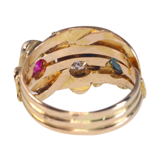Bague 57 Trois serpents, trois joyaux : un conte d'intrigue victorienne 58 Facettes 22152-0306
