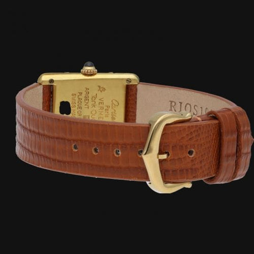 Montre Cartier Montre Must De Cartier Vermeil 58 Facettes MT44361