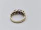 Bague 54 Bague OR Jaune 14k sertie d'une tourmaline au centre et d'éclats de diamants sur les côtés 58 Facettes 1-0000437/5
