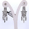 Boucles d'oreilles Boucles d'oreilles Art déco en platine avec diamants 58 Facettes