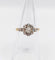 Bague 52.5 Bague marguerite victorienne or jaune, diamants taille rose (circa 1890) 58 Facettes A06138