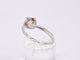 Bague Bague en or blanc avec morganite 58 Facettes 2197