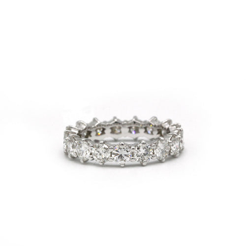 Bague 52 Alliance Américaine - Or blanc & Diamants 58 Facettes 250033SP