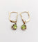 Boucles d'oreilles Dormeuses antique or jaune péridot en serti griffes 58 Facettes A05288