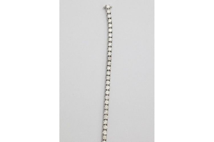 Bracelet Bracelet tennis en or blanc avec diamants de 8,00 ct 58 Facettes PTKN03