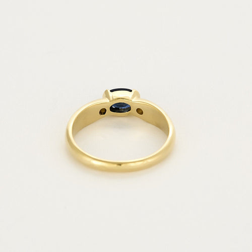 Bague 52 Bague en Or jaune 18k Saphir 58 Facettes PER0482