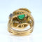 Bague 51.5 Bague en or jaune et platine, émeraude et diamants 58 Facettes AB539