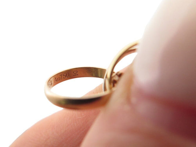 Collier collier CARTIER trinity mini pendentif 3 anneaux ors 18k 58 Facettes 269166