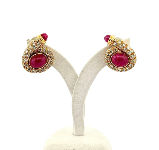 Boucles d'oreilles Boucles d’oreilles vintage BVLGARI 58 Facettes