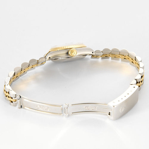 Montre Montre Rolex Modèle Datejust 26 mm en Or 18K et Acier Computer Dial 58 Facettes