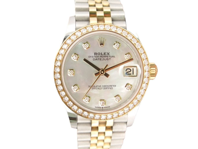 Montre montre ROLEX lady datejust 31 278383rbr diamants or 18k acier jubile 58 Facettes 272173