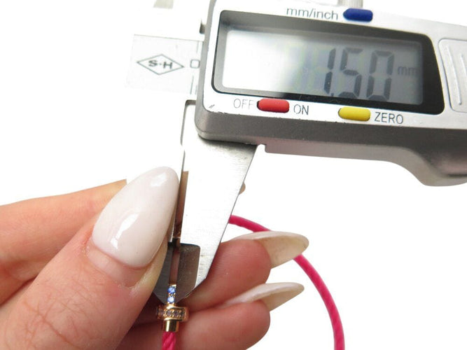 Bracelet bracelet FRED force 10 mm 0b0156 t15 rubis saphir or rose 18 carats 58 Facettes 269168