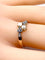 Bague or perles diamants vers 1900