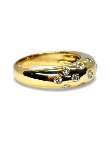 Bague 56 Bague or jaune et diamants 0,80 ct 58 Facettes 1074