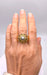 Bague 57 Importante bague dôme vintage or et diamants 58 Facettes