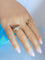 Bague 52.5 Bague Vintage (1940-1950) diamants or rose et or blanc 18K 58 Facettes 1762