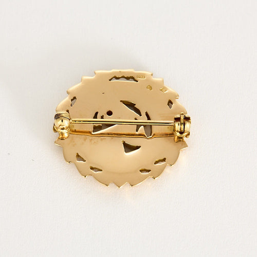 Broche Rare Broche insigne d'Air France en or jaune 58 Facettes DIE1495