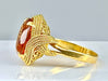 Bague 60 Bague or jaune, citrine 58 Facettes AB381