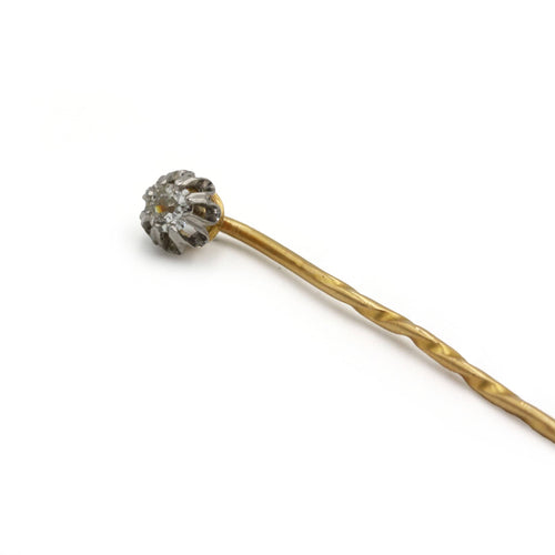 Broche Epingle À Cravate - Or jaune & Diamant 58 Facettes 250429R