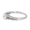 Bague 48 Bague  Solitaire  Or blanc Diamant 58 Facettes 4387214CN