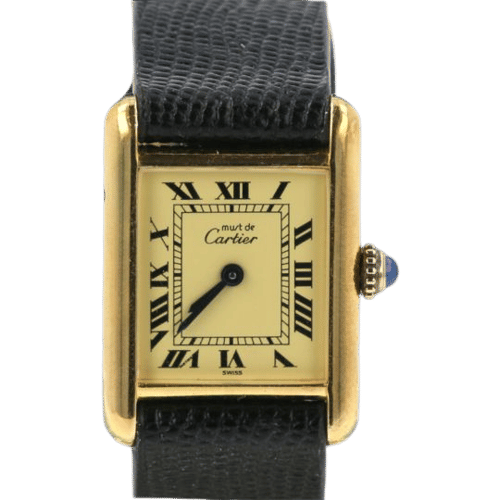 Montre Cartier Montre Tank Vermeil 58 Facettes MT43329