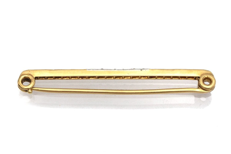 Broche Broche ancienne en or avec rubis et diamants 58 Facettes 9209